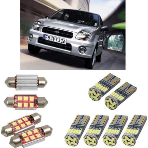 Superbright Interior led Car lights For subaru justy 3 g3x hatchback justy 4 hatchback car boot light dome map light