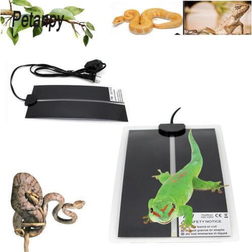 Pet Reptiles Heat Mat Terrarium Climbing Heating Warm Pads 5-45W Adjustable Temperature Controller Mats Reptiles Accessories