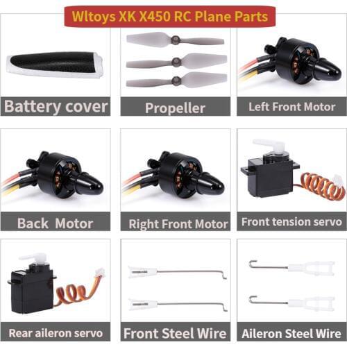WLtoys XK X450 RC Airplane Aircraft Helicopter Spare parts Sets Fixed Wing Battery Compartment Cover Battery Case Cover