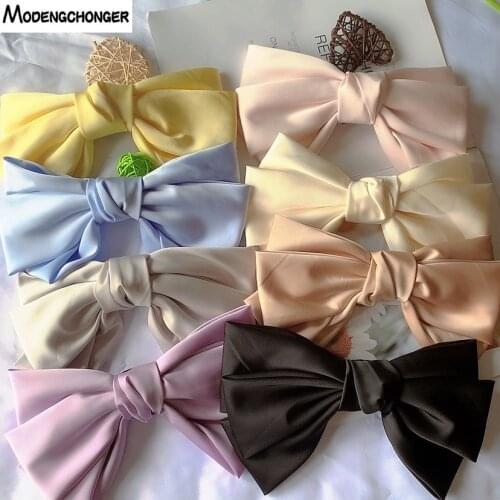 1PC Super Large Three layers Hairpins Back Headwear Clip New Fashion Temperament Satin Hairpin For Woman Ladies Hair Accessories