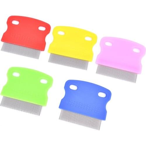 1PCS Stainless Steel Density Teeth Remove Nits Comb Terminator Lice Comb Nit Free Kids Hair Rid Headlice Super