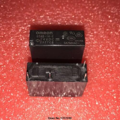 100PCS/LOT New original G5NB-1A-E-24VDC G5NB -1A-E 24VDC 5A24V relay