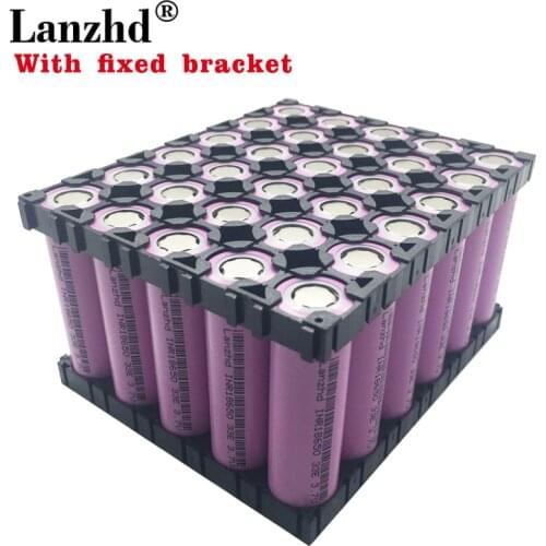 8-30PCS 18650 Batteries 3.7V Li ion 3300mAh 30A 18650VTC7 INR18650 battery with fixed bracket 18650 Holder and Splicing Bracket