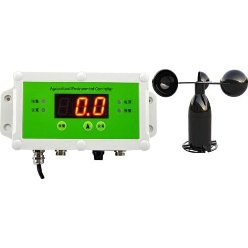 Wind speed wind alarm anemometer acousto-optic alarm for a wide range of high accuracy and sustainable work for 24 hours