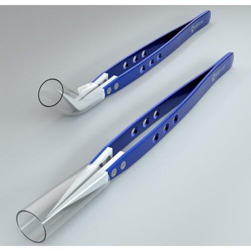 Precision ceramics Fly line fingerprint Tweezers for Phone copper wire repair clip jumper line 0.02mmLine for iphone Motherboard