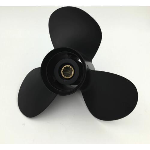 Free shipping 12 1/4x19 for Mercury 25-70hp outboard engine Aluminium propellers 13 teeth spline marine outboard propellers
