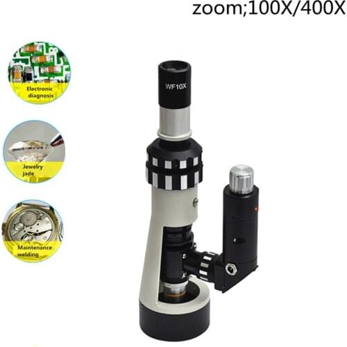 BJ-A Handheld Metallographic Microscope Portable Identify The Structure of Various Metals and Alloys