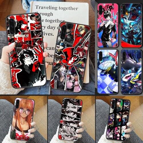 Game Persona 5 P5 Phone case For Samsung Galaxy A 3 5 7 8 10 20 21 30 40 50 51 70 71 E S 2016 2018 4G black fashion Etui soft