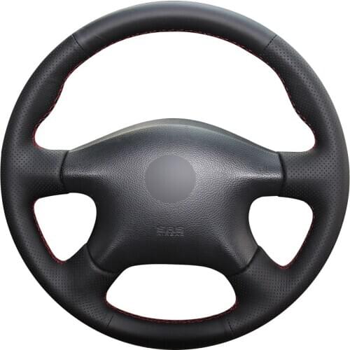 Black Synthetic Leather Car Steering Wheel Cover for Nissan Almera N16 Pathfinder Primera XTrail 2001-2006 Renault Samsung SM3