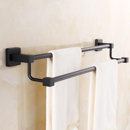 Tuqiu Towel Holder, Towel rack,Towel Rail,Towel Bar 40/50/60 CM Wall Mounted 304 Stainless Steel Bathroom Accessories towel rail