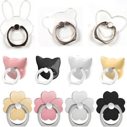 2020 360 Degree Mouse Shape Finger Ring socket Mobile Phone Holder Stand For iPhone for oneplus socket For all Smfor phone