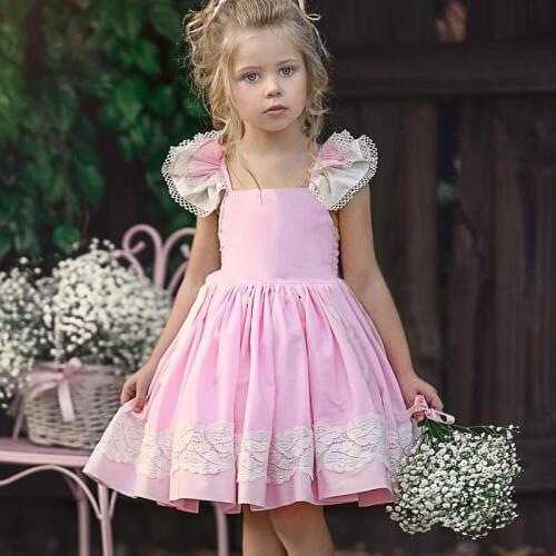 Toddler Girls Summer Princess Dress Kids Clothes Baby Party Wedding Sleeveless Dresses for Girls Pageant Costume 1 2 3 4 5 Years