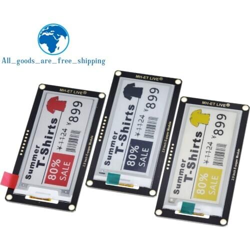 2.9" 2.9 Inch Epaper Module E-paper E-Ink EInk Display Screen SPI Support For Arduino UNO STM32 Raspberry PI ESP32