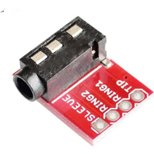 TRRS 3.5mm Jack Breakout headset audio stereo microphone jack interface module