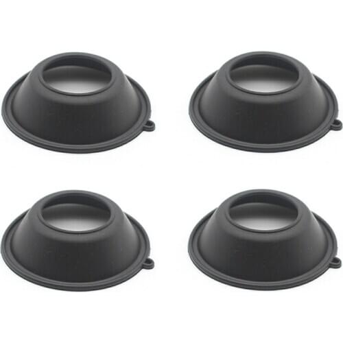 Motorcycle 4Pcs Carburetor Film Diaphragm Rubber Carburetor Vacuum Membrane for Honda VLX400 Steed400 VLX/Steed 400