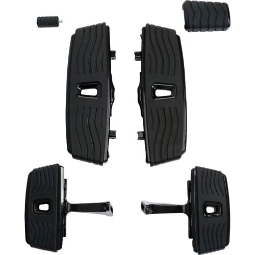Motorcycle Floorboard Footrest Brake Pedal Pad Shifter Peg For Harley Touring Road King Electra Glide Road Glide 1993-2021