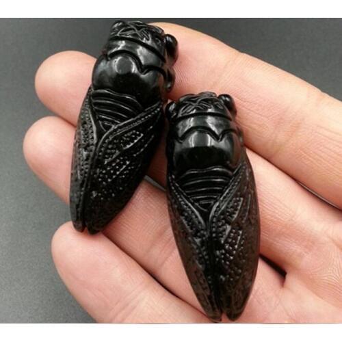 Natural Stone Hollow triangle aventurine Quartz crystal Turquoises tiger eye cicada Pendant for diy Jewelry making necklace