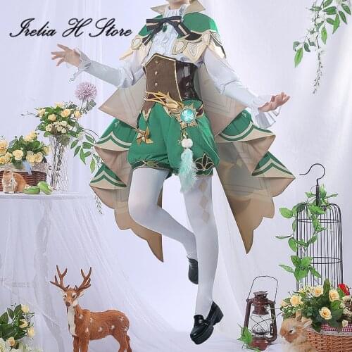New Game Cosplays Genshin Impact Venti Cosplay Costume High quality Halloween costumes
