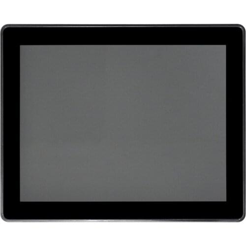 OB150PTM3 - 15 Inch PCAP Touch Monitor, 3mm Tempered Glass Cover, Capacitive Touch 10 Points, 300cd/m2, VGA/DVI/HDMI, USB Touch