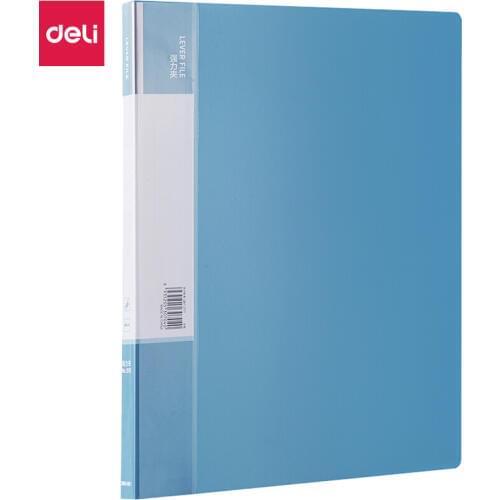 Deli High Quality Matte A4 Metal Double Strong Clip Hard Folder Paper Storage Office Supplies 5112 Organizer for Documents With