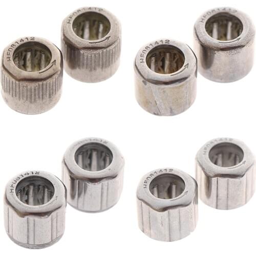 2pcs Bearing HF081412 Outer Ring Octagon/Outer Hexagonal /Smooth Surface/Outer Knurled One-way Needle Roller Bearing