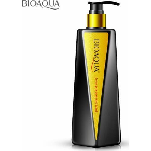 Professional Activated Carbon Hair Shampoo Refreshing Oil Control Supple Anti-Dandruff Relieve Itching Hair Care Products Salon