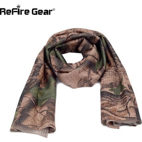 Мужские шарфы ReFire Gear China At AliExpress
