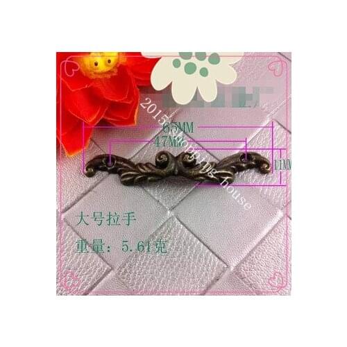 The small gift box handle Mini doorknob small gift box in hand Zinc alloy handles 65mm