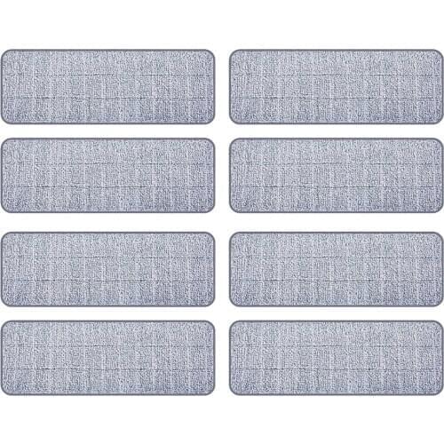 Microfiber Mop Head Replacement - Reusable Spray Mops for Floor Cleaning, Wet Dry Home Commercial Cleaning Flat Pads Refills