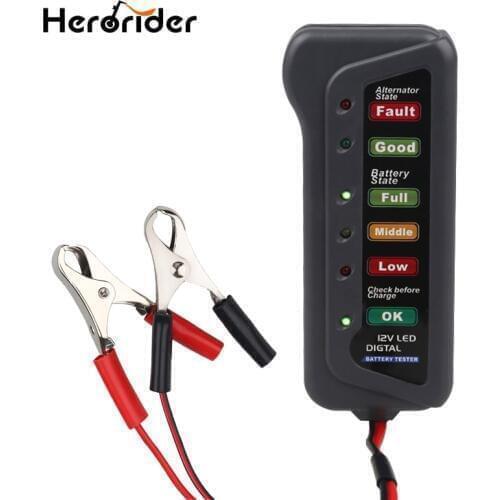 12V 24V Automotive Car Battery Tester Vehicle Car Batteries Capacity and Alternator Cranking Check Tester Analyzer