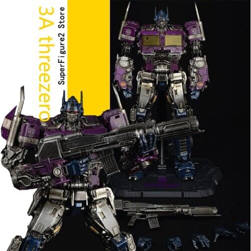 Transformation 3A Threezero DLX Mirror World O ptimus P rime Purple Toy Robot spot