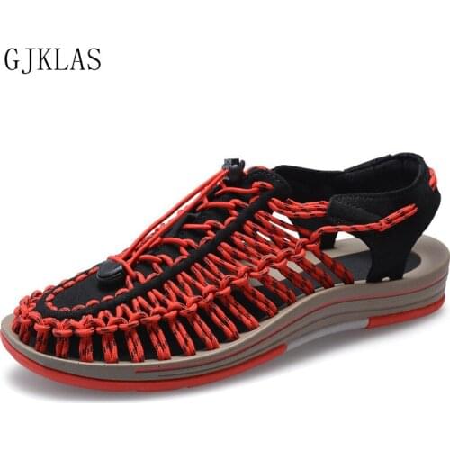 Unisex Size35-48 Beach Shoes Men Casual Gladiator Sandals for Men Outdoor Summer Shoes Fashion Breathable Shoes Male Sandals