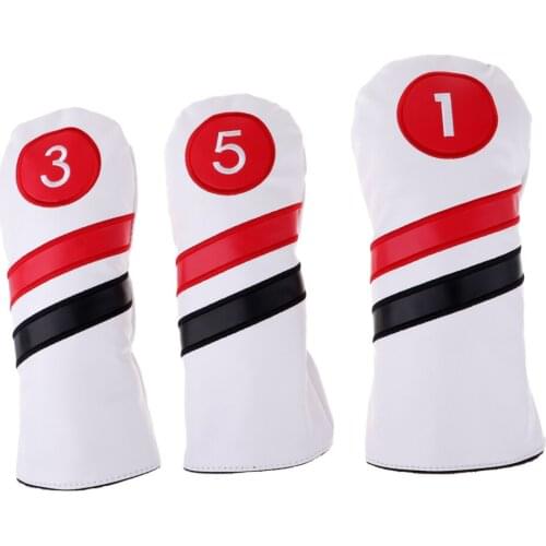 Waterproof Golf Head Covers - Driver, 3 or 5 Fairway Woods & Wood