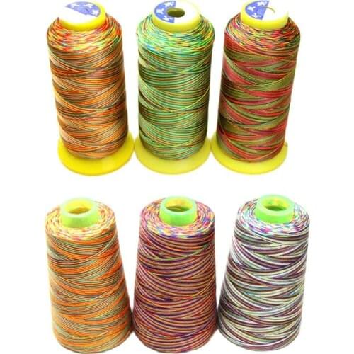 40/2High quality 3000Y polyester sewing threads colorful thread sewing / pagoda /150D3 strands polyester thread / sewing