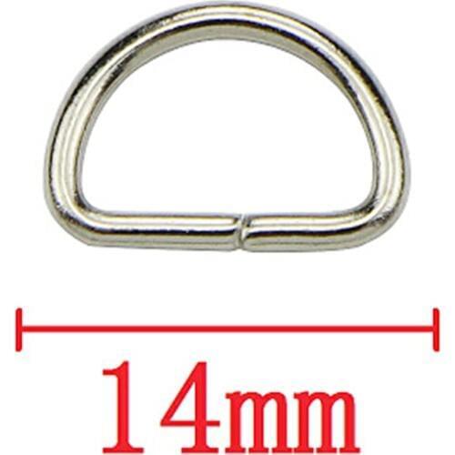 10Pcs/lot Matal D Ring DIY Bag Lobster Clasps Clips Parts Accessories D Jump Ring Snap Hook Trigger