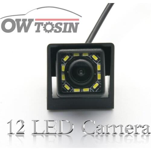 12 LED light Car Reverse Rear View Camera For Ssangyong Actyon Korando 2010 2011 2012-2015 Parking Backup Monitor Waterproof