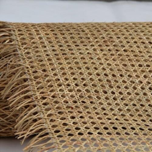 15 Meters/Roll Natural Indonesian Real Rattan Cane Webbing Roll Furniture Chair Table Ceiling Background Door DIY Material