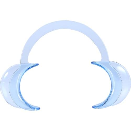 20 Pcs Teeth Whitening Mouth Opener Spreader Lip Cheek Dental Clear C-type Retractor Strong Elasticity Dentist Orthodontic Tool