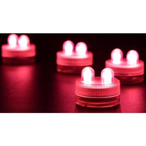 24 pieces/lot)Different colors of the Wedding Christmas Halloween Lawn decoration Waterproof lamp Submersible LED Tea Lights