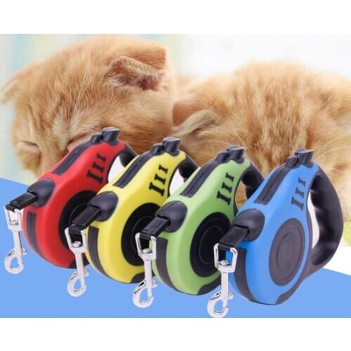3M/5M Retractable Dog Leash Automatic Flexible Dog Puppy Cat Traction Rope Belt Dog Leash for Small Medium Dogs Pet Products