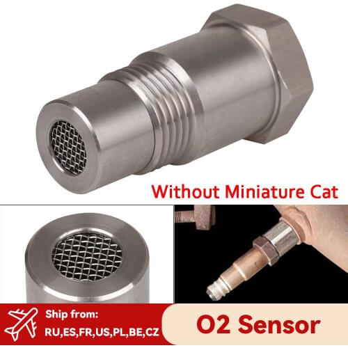 2021 Car Oxygen Sensor Adapter CEL Fix Check Engine Light Eliminator M18*1.5 Extender Adapter Fitting Eliminator Test Pipe