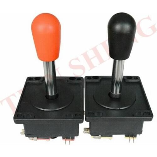 Free shipping 2PCS/Lot Red/Black top HAPP Style Spanish Joystick with 4 Microswitch for game machine arcade machine parts