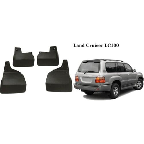 Brandnew 4pcs Car Mud Flaps for Toyota Land Cruiser 100 LC100 FJ100 1998~2007 Splash Guards Mudguard Replacement Accessories