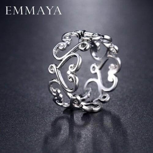 EMMAYA Simple Design Ring Love Heart Ring Original Wedding Jewelry Cheap Price