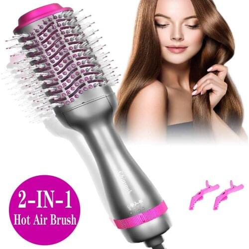 Hair Dryer Hot Air Brush Professional Electric Hairbrush Styling Tools Styler Blow Drier Hair Curling Iron Rotating Curler Brush
