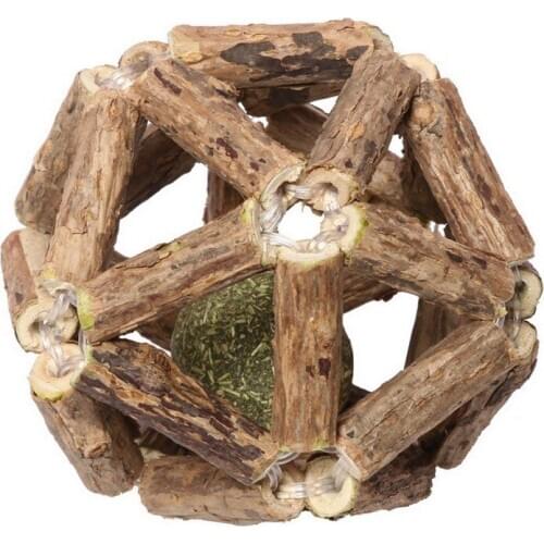 Catnip Toys Natural Organic Material Pet Entertainment Delicate Ball Molar Stick Toy Compressed Catnip Ball