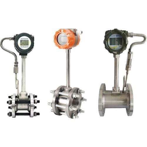 Promesstec Intelligent Vortex Flowmeter Gas Compressed Air Steam Nitrogen Heat Oil Flowmeter