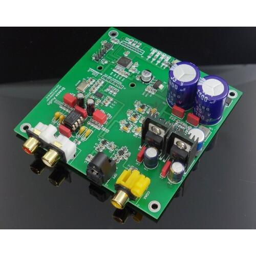 KYYSLB AC Dual 12 ~18V ES9038 Amplifier Decoder Board Q2M I2S DSD Fiber Coaxial Input Decoder Board DAC with Control Board