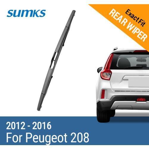 SUMKS Rear Wiper Blade for Peugeot 208 2012 2013 2014 2015 2016