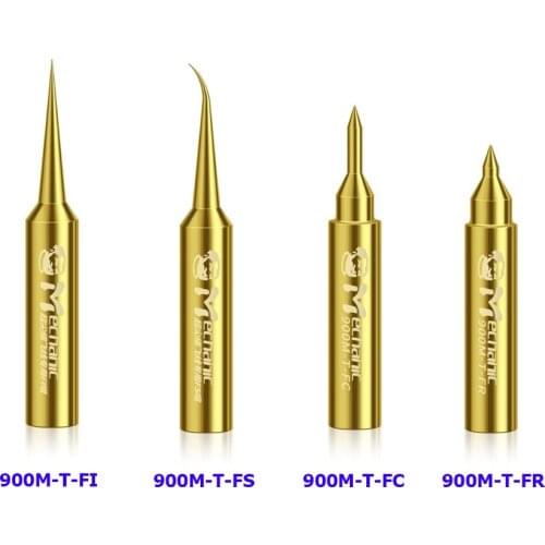 MECHANIC 900M-T-FC/FR Pure Copper Electric Soldering Iron Tip Welding BGA Solder Cellphone Fingerprint Repair Station Tool Kits